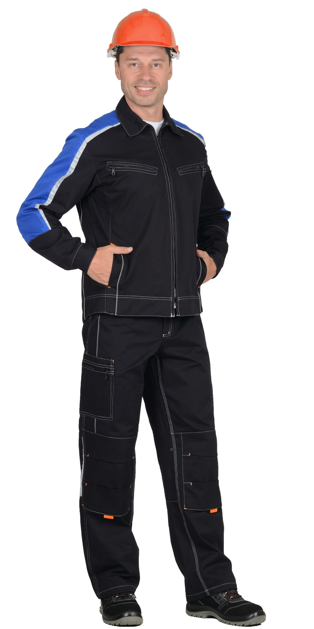 Костюм СИРИУС-ДЖЕТ куртка, полукомбинезон, 100% ХБ, пл. 320 г/кв.м — изображение 2