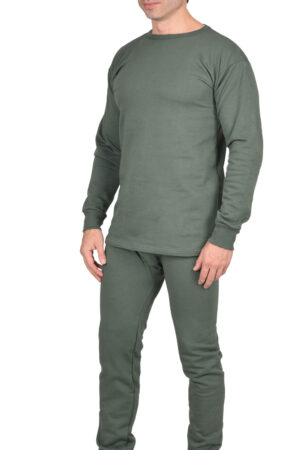 Бельё нательное трикотажное с начёсом (зима),оливковые тона,пл.250 г/кв.м Россия, ГОСТ