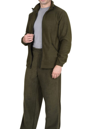 Куртка флисовая оливковая, 280 г/м2