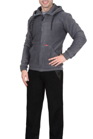Куртка флисовая СИРИУС-МЕРКУРИЙ серая, 280 г/м2