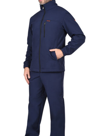 Куртка СИРИУС-АЗОВ синий софтшелл, 350 г/м2