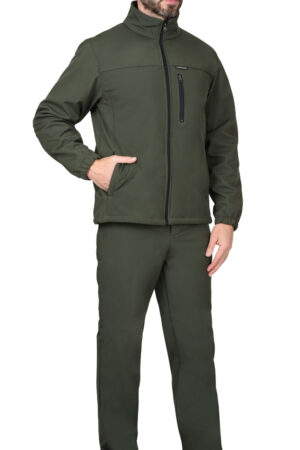 Куртка СИРИУС-АЗОВ хаки софтшелл, 350 г/м2