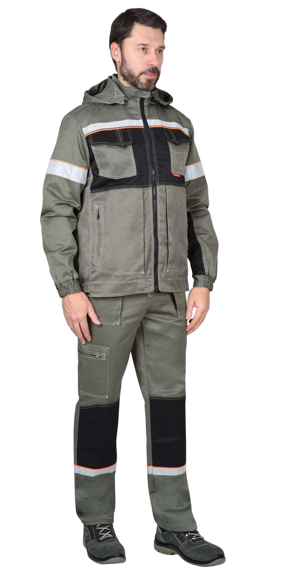 Костюм СИРИУС-РАДОМИР куртка, брюки, оливковый, 245 г./м2, 80%ПЭ, 20%ХБ