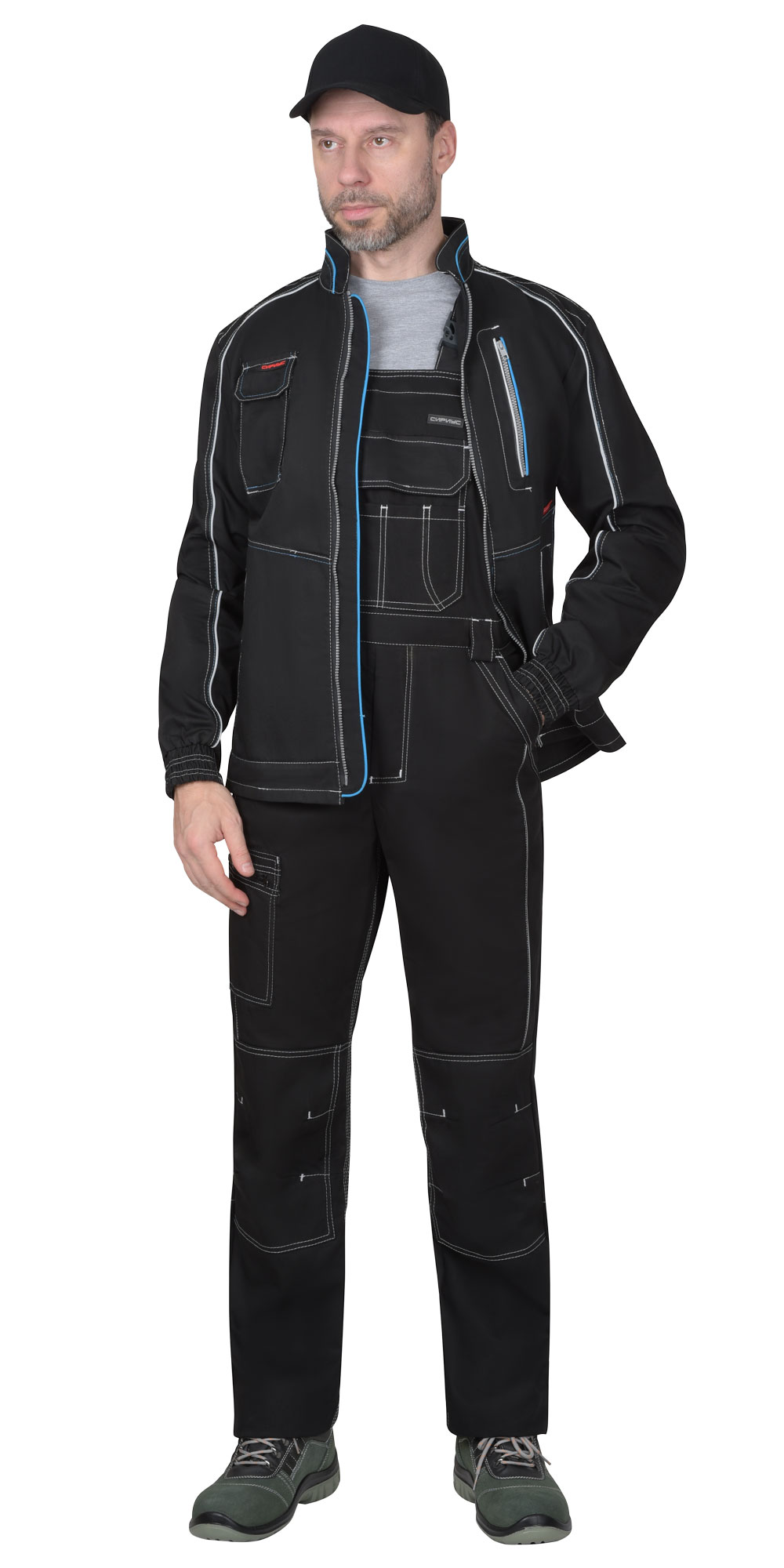 Костюм СИРИУС-АЛЕКС куртка, п/к, 245 г/м2, 65%ПЭ, 35%ХБ
