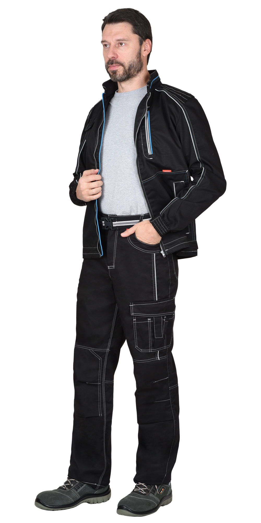 Костюм СИРИУС-АЛЕКС куртка, брюки, 245 г/м2, 65%ПЭ, 35%ХБ — изображение 3