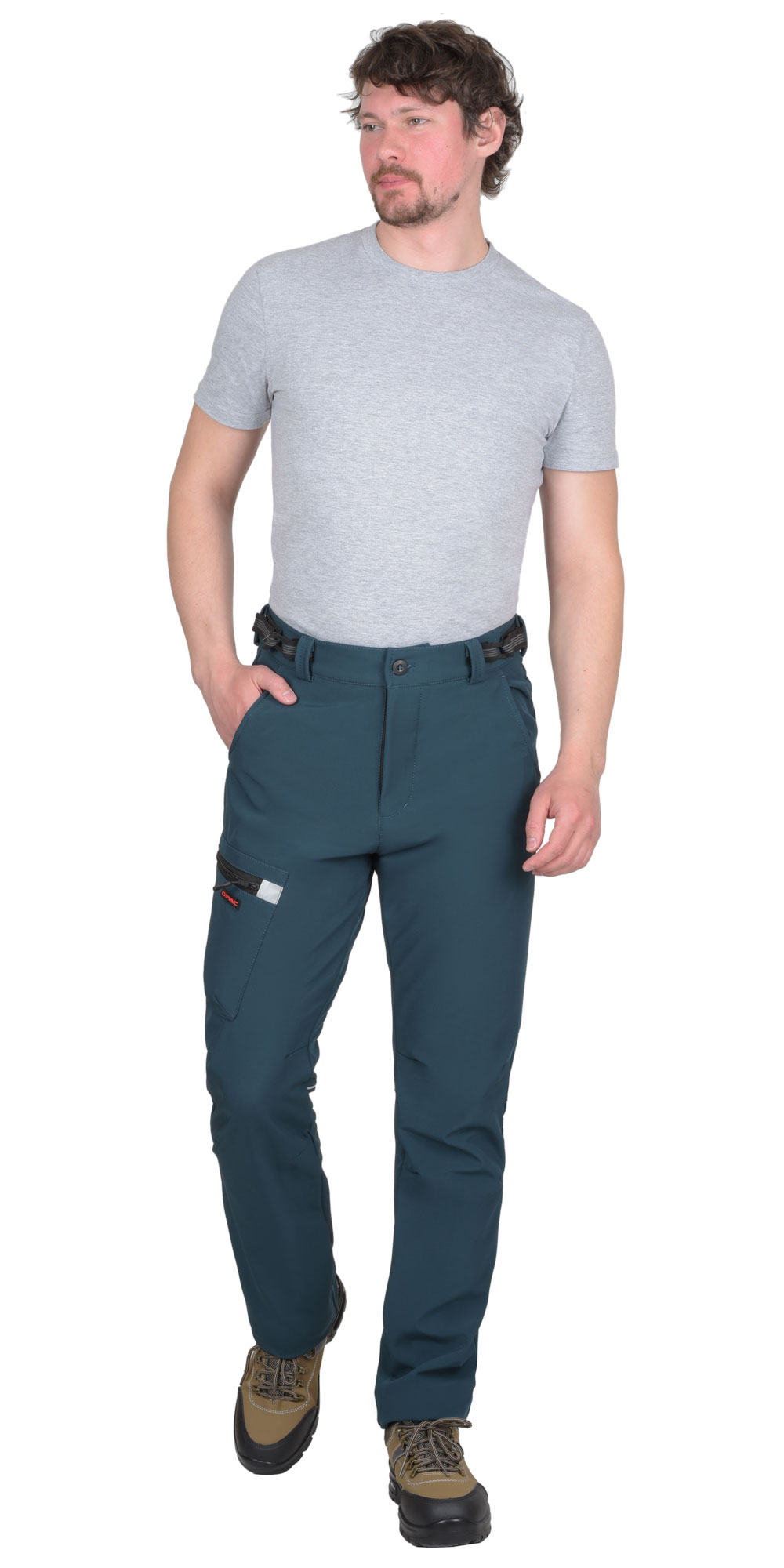Костюм СИРИУС-СПЕЙС куртка, брюки, софтшелл морская волна, 245 г/м2, 65%ПЭ, 35%ХБ — изображение 5