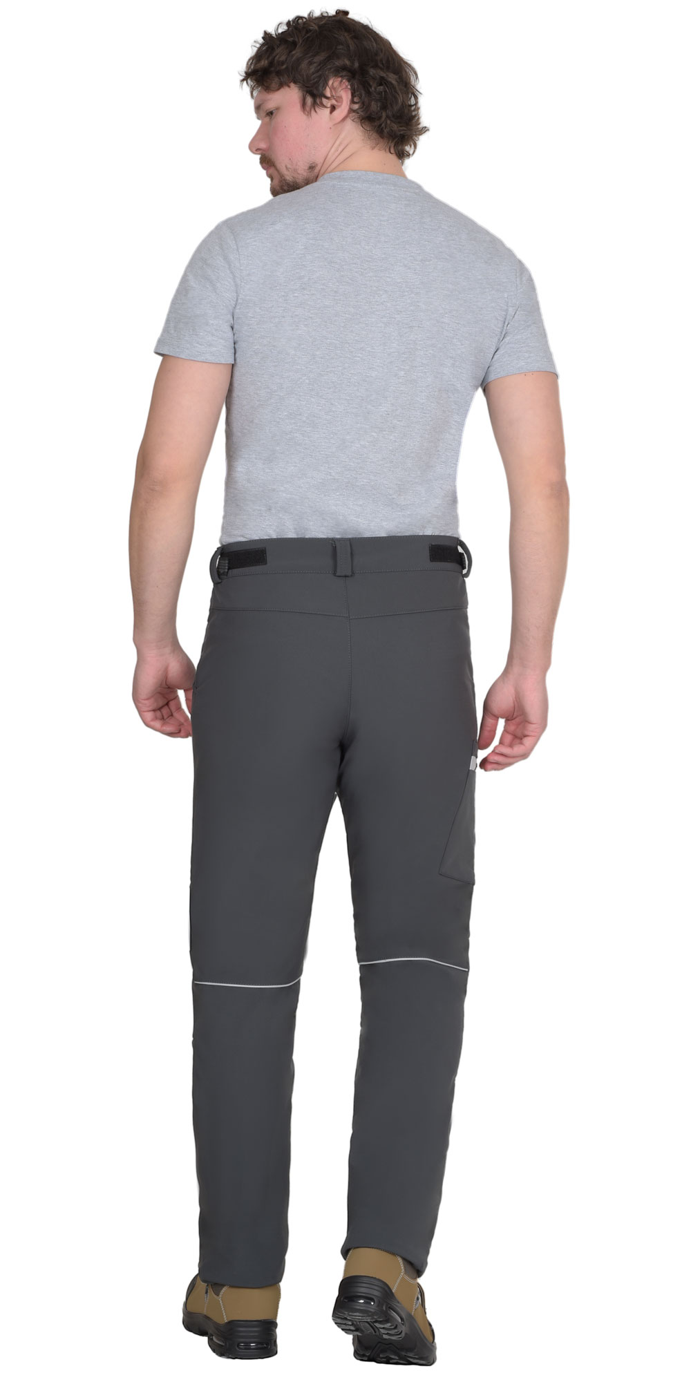 Костюм СИРИУС-СПЕЙС куртка, брюки, софтшелл тёмно-серый, 325 г/м2, 94%ПЭ, 6%СП — изображение 5