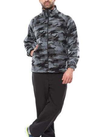 Куртка флисовая КМФ Мультикам серый, 340 г/м2