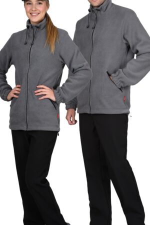Куртка флисовая серая, 280 г/м2