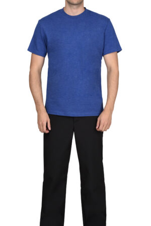 Футболка меланж васильковый 160 г/м2